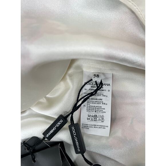 NWT Dolce & Gabbana Portofino Print Mikado Jacket White Red green IT 38  XS - Picture 14 of 14